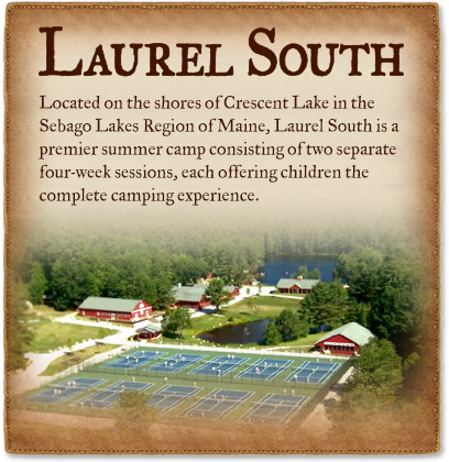 Laurel South is a four-week summer camp in Maine, offering children the complete overnight camp experience.